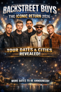 It’s finally happening! After years of anticipation, the Backstreet Boys are staging a spectacular comeback with their “Iconic Return 2026” tour, sending longtime fans into a frenzy and proving the boy band legends are far from finished….full details ⤵️