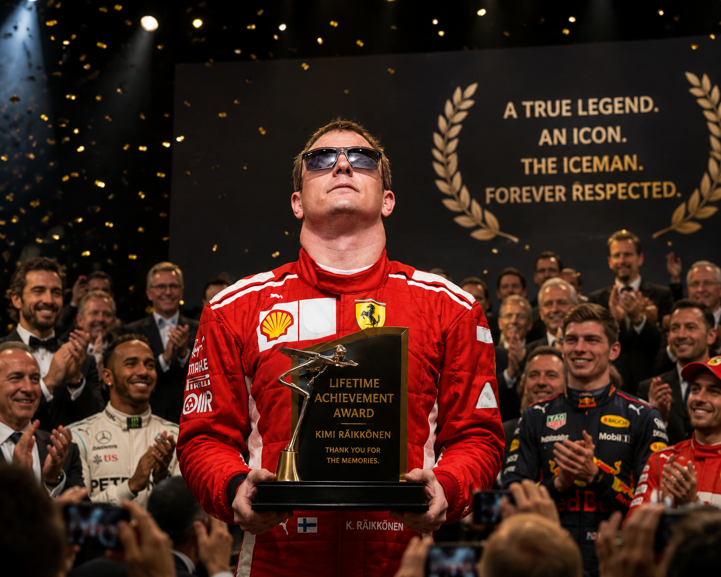 🏆 A TRUE LEGEND HONORED! Kimi Räikkönen Receives Prestigious Lifetime Achievement Award as Fans, Rivals, and Motorsport Icons Unite to Celebrate an Unforgettable Career…see more