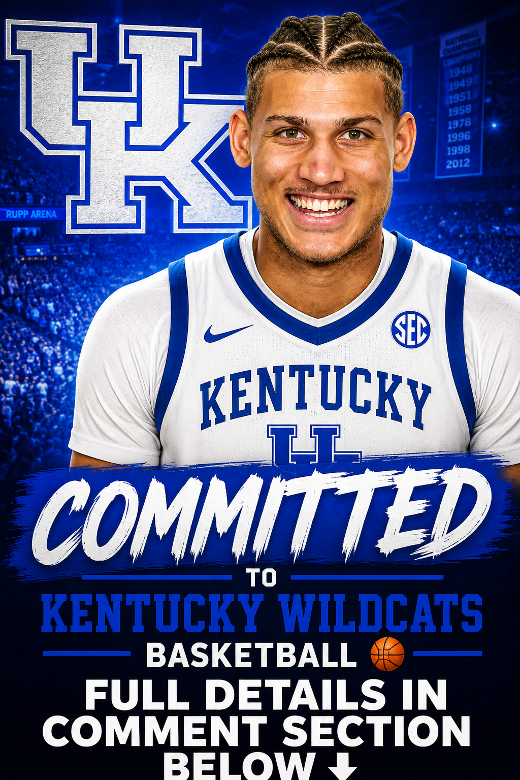 The Kentucky Wildcats have delivered another statement to the college basketball world, securing a commitment that has quickly become one of the most discussed developments of the offseason. The announcement has sparked excitement among fans, fueled speculation about the program’s future, and reinforced Kentucky’s…see more: