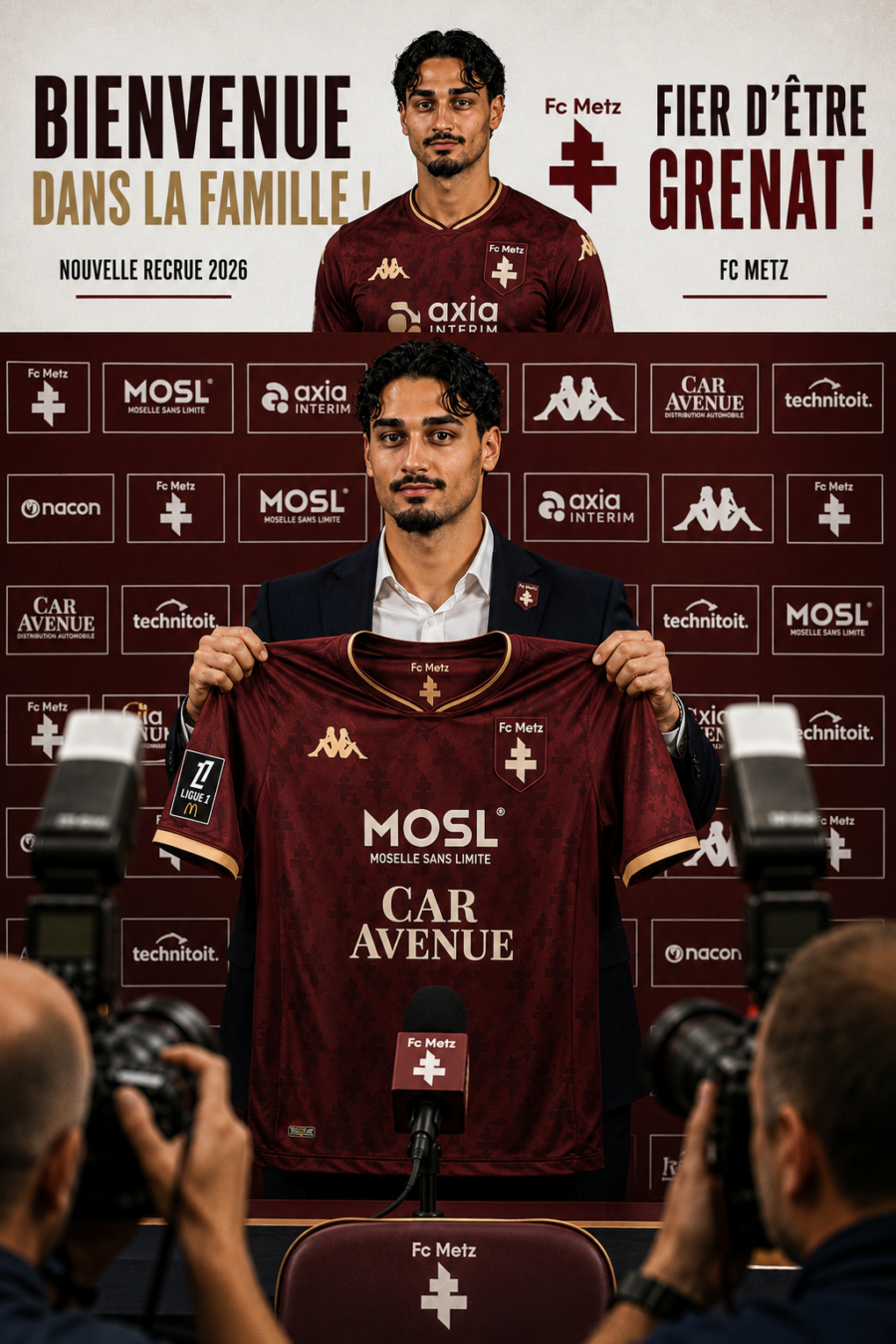 🚨 OFFICIEL : Le FC Metz frappe un grand coup sur le marchĂ© des transferts en s’offrant une nouvelle recrue prometteuse dans un transfert estimĂ© Ă plusieurs millions d’euros, prĂŞt Ă Ă©crire une nouvelle histoire en Grenat avec de grandes ambitions…voir plus ⤵️